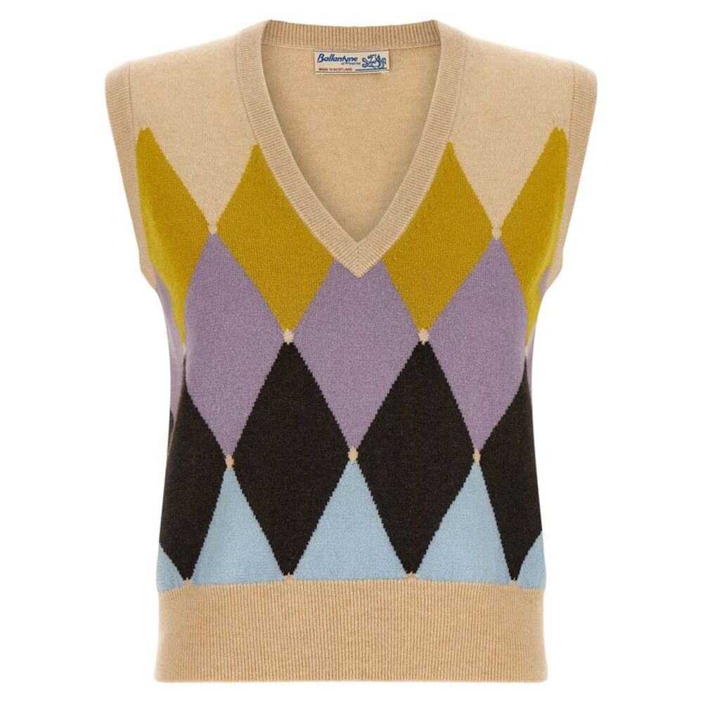 Ballantyne Women 'New Diamond' Vest 'Argyle'